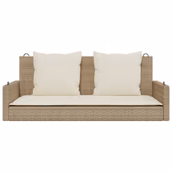 VidaXL 365632 banc de jardin Rotin, Acier - Vue supplémentaire 4