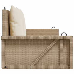 VidaXL 365632 banc de jardin Rotin, Acier - Vue supplémentaire 5