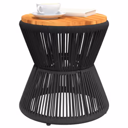 VidaXL 365637 table de jardin Noir - Vue supplémentaire 4