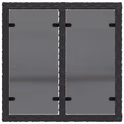 VidaXL 365969 table de jardin Noir - Vue supplémentaire 6