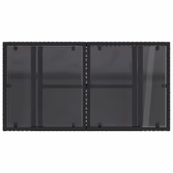VidaXL 365970 table de jardin Noir - Vue supplémentaire 8