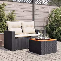 VidaXL 365975 table de jardin Noir, Marron