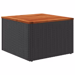 VidaXL 365975 table de jardin Noir, Marron - Vue supplémentaire 6