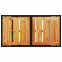 VidaXL 365976 table de jardin Noir - Vue supplémentaire 7