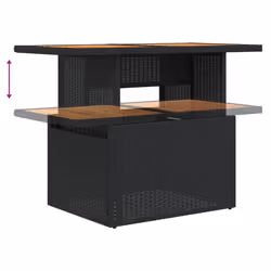 VidaXL 365976 table de jardin Noir - Vue supplémentaire 8