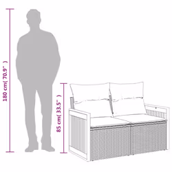 VidaXL 365979 Canapé de patio - Vue supplémentaire 8