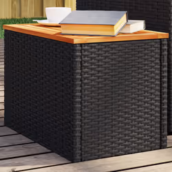VidaXL 365980 table de jardin Noir, Marron