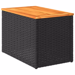 VidaXL 365980 table de jardin Noir, Marron - Vue supplémentaire 8