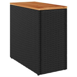 VidaXL 365982 table de jardin Noir