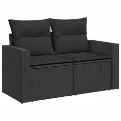 VidaXL 365989, 2 siège(s), Noir, 110 kg, 1310 mm, 620 mm, 690 mm