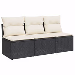 VidaXL 366015, 3 siège(s), Crème, 110 kg, 1650 mm, 620 mm, 690 mm