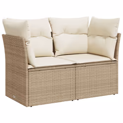 VidaXL 366052, 2 siège(s), Crème, 110 kg, 1240 mm, 620 mm, 690 mm