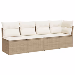 VidaXL 366053, 4 siège(s), Crème, 110 kg, 2270 mm, 620 mm, 690 mm