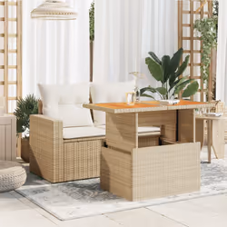 VidaXL 366065 table de jardin Beige