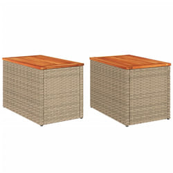 VidaXL 366069 table de jardin Beige, Marron