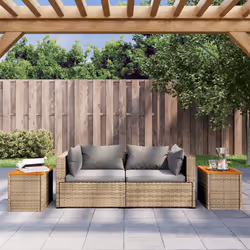 VidaXL 366069 table de jardin Beige, Marron