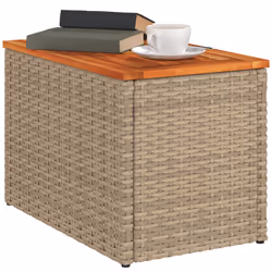 VidaXL 366069 table de jardin Beige, Marron - Vue supplémentaire 4