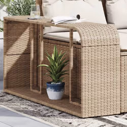Ces étagères de rangement en résine tressée sont un supplément idéal à votre piscine, spa, jardin et tout autre espace de vie ...