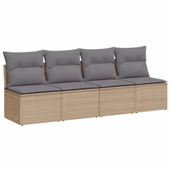 VidaXL 366089, 4 siège(s), Gris clair, 110 kg, 2200 mm, 620 mm, 690 mm