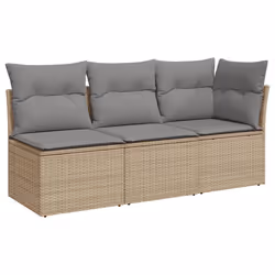 VidaXL 366103, 3 siège(s), Gris clair, 110 kg, 1720 mm, 620 mm, 690 mm