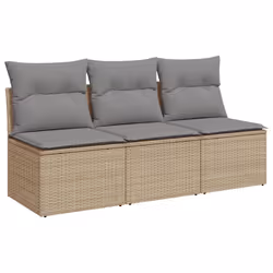 VidaXL 366104, 3 siège(s), Gris clair, 110 kg, 1650 mm, 620 mm, 690 mm
