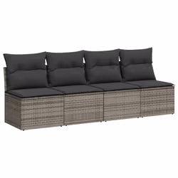 VidaXL 366116, 4 siège(s), Gris foncé, 110 kg, 2200 mm, 620 mm, 690 mm