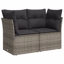 VidaXL 366137, 2 siège(s), Gris foncé, 110 kg, 1240 mm, 620 mm, 690 mm