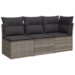 VidaXL 366138, 3 siège(s), Gris foncé, 110 kg, 1720 mm, 620 mm, 690 mm