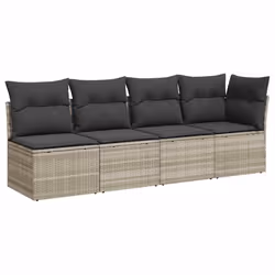 VidaXL 366177, 4 siège(s), Gris foncé, 110 kg, 2270 mm, 620 mm, 690 mm