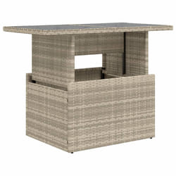 VidaXL 366183 table de jardin Gris