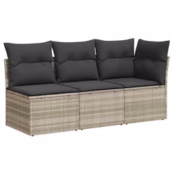VidaXL 366193, 3 siège(s), Gris foncé, 110 kg, 1720 mm, 620 mm, 690 mm