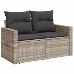 VidaXL 366196, 2 siège(s), Gris foncé, 110 kg, 1240 mm, 620 mm, 690 mm