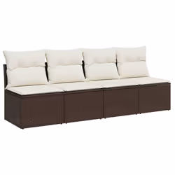 VidaXL 366203, 4 siège(s), Crème, 110 kg, 2200 mm, 620 mm, 690 mm