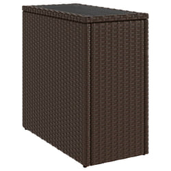 VidaXL 366214 table de jardin Noir, Marron