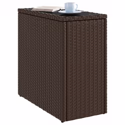 VidaXL 366214 table de jardin Noir, Marron - Vue supplémentaire 4