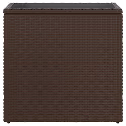 VidaXL 366214 table de jardin Noir, Marron - Vue supplémentaire 5