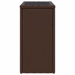 VidaXL 366214 table de jardin Noir, Marron - Vue supplémentaire 6