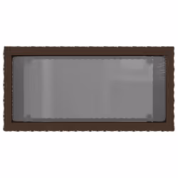VidaXL 366214 table de jardin Noir, Marron - Vue supplémentaire 7