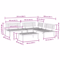 VidaXL 3209303 Canapé de patio - Vue supplémentaire 8