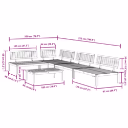 VidaXL 3209305 Canapé de patio - Vue supplémentaire 8