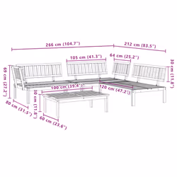 VidaXL 3209310 Canapé de patio - Vue supplémentaire 8