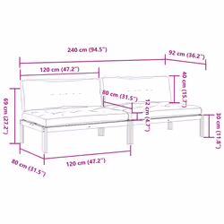 VidaXL 3209355 Canapé de patio - Vue supplémentaire 8