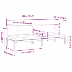 VidaXL 3209356 Canapé de patio - Vue supplémentaire 8
