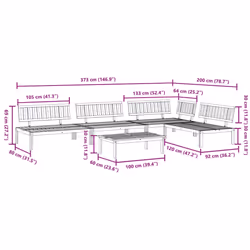 VidaXL 3209430 Canapé de patio - Vue supplémentaire 8