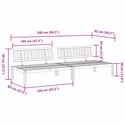 VidaXL 3209433 Canapé de patio - Vue supplémentaire 7