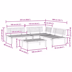 VidaXL 3209434 Canapé de patio - Vue supplémentaire 8
