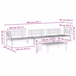 VidaXL 3209436 Canapé de patio - Vue supplémentaire 8