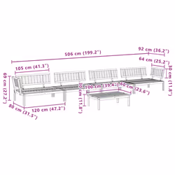 VidaXL 3209437 Canapé de patio - Vue supplémentaire 8