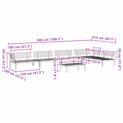 VidaXL 3209439 Canapé de patio - Vue supplémentaire 8