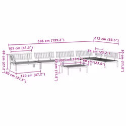 VidaXL 3209441 Canapé de patio - Vue supplémentaire 8